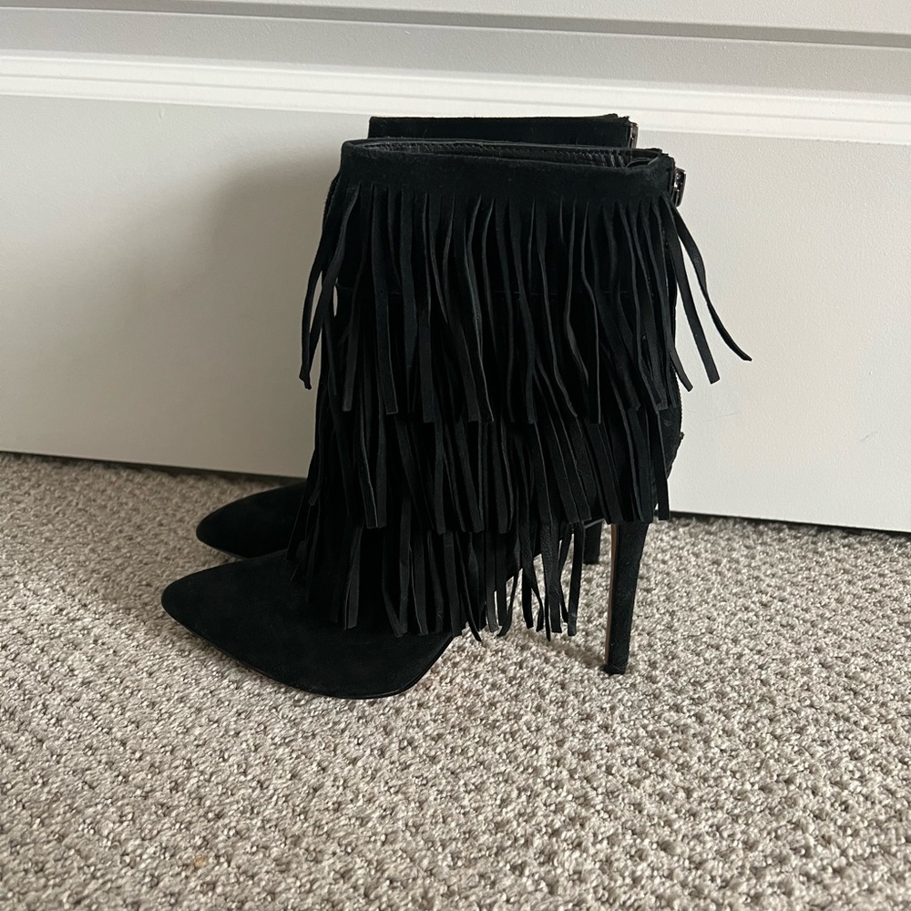Steve Madden, tasseled heels